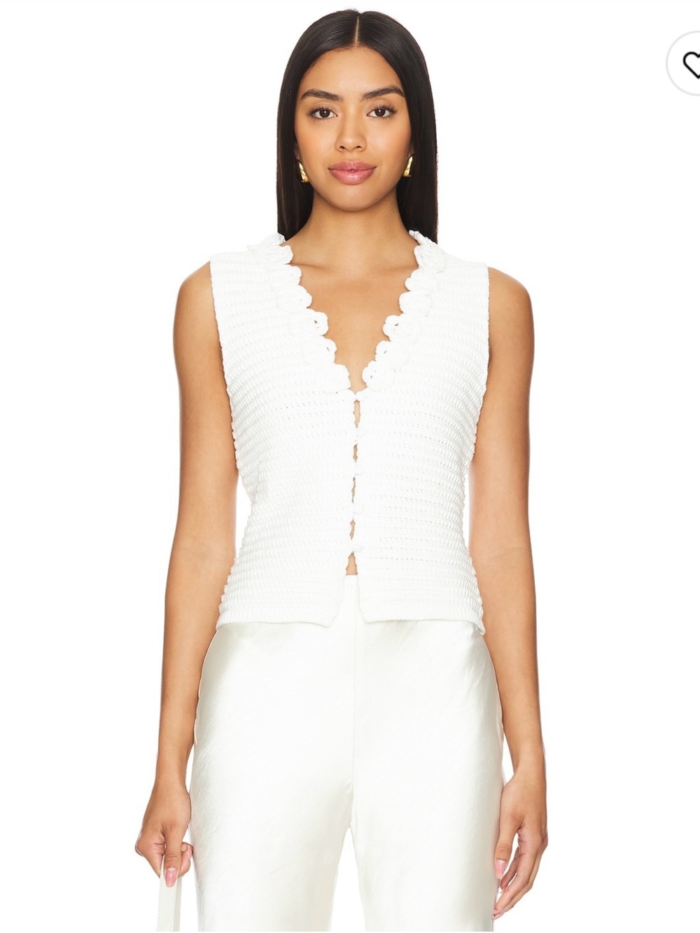 Tularosa Callie Vest Size XS NTW, sold out on Revolve